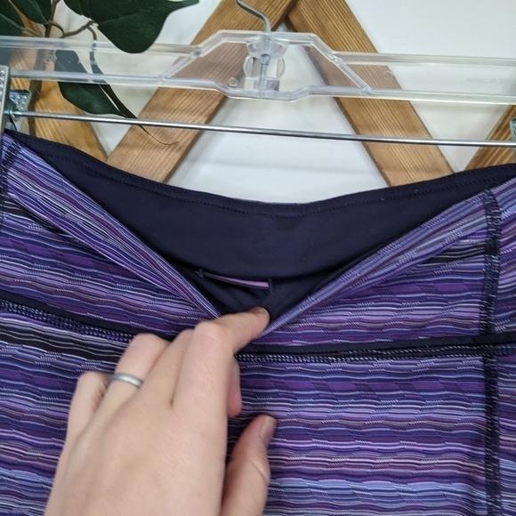 Lululemon Pace Rival Crop Space Dye Twist Ultra Violet Purple Leggings - Picture 4 of 8